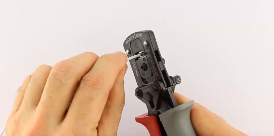 How to crimp machined Trim Trio contacts How to crimp machined Trim Trio contacts
